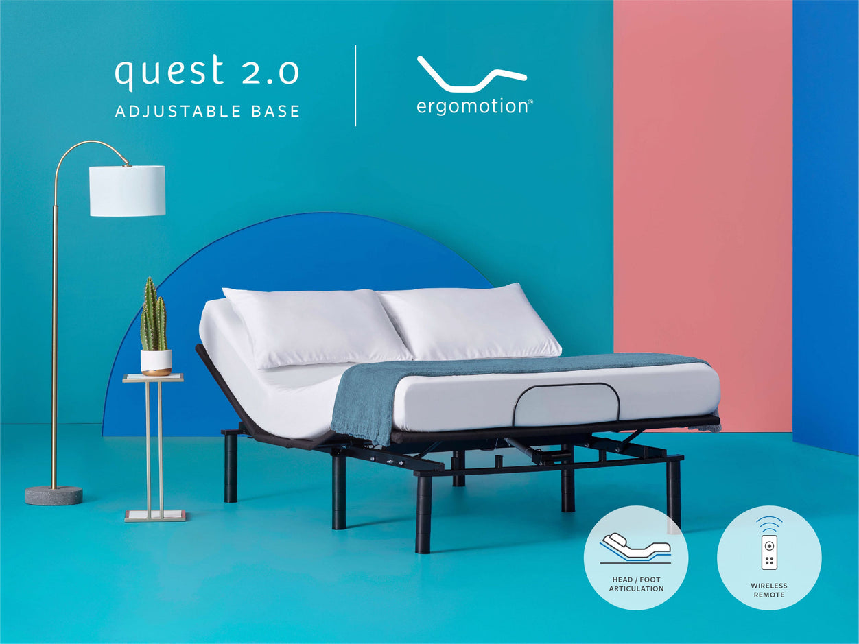 Dreamotion Adjustable Foundation And Serta Carina Mattress Set